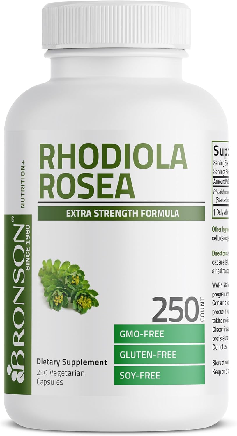 Bronson Rhodiola Rosea Vegetarian Capsules