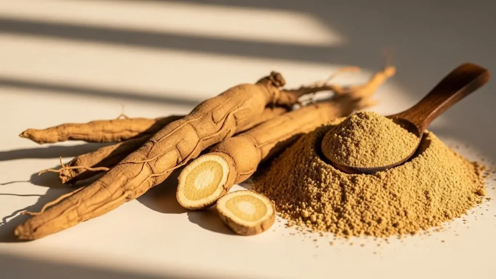 Ashwagandha Root Close-Up