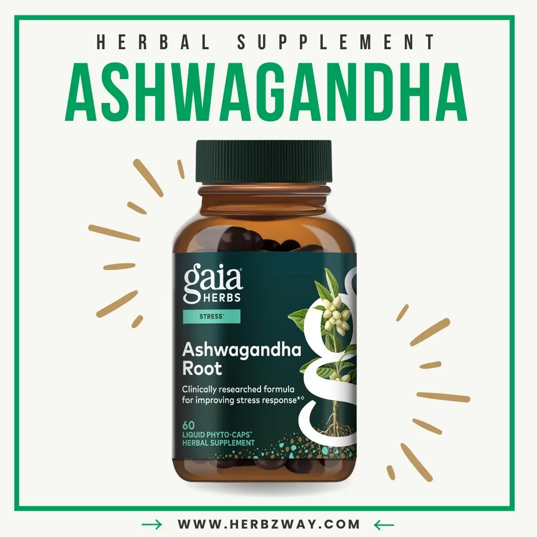 Gaia Herbs Ashwagandha Root - Stress Relief & Sleep Support