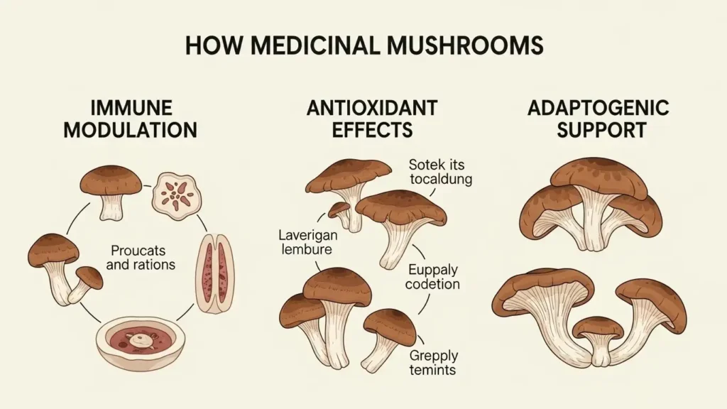 How Medicinal Mushrooms Work