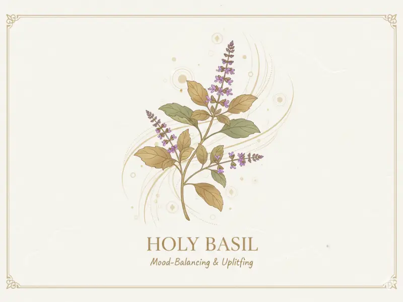 Holy Basil (Tulsi) – Gentle Mood Balancer