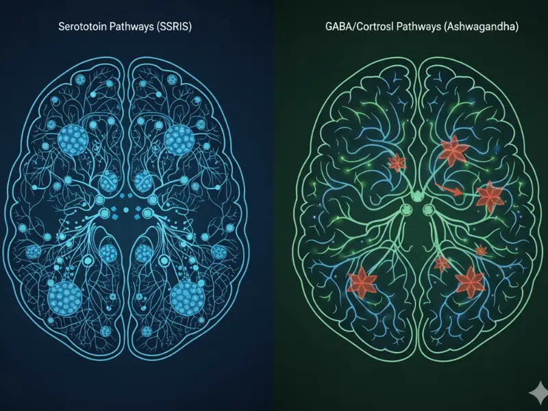 How likely is this with ashwagandha + SSRIs