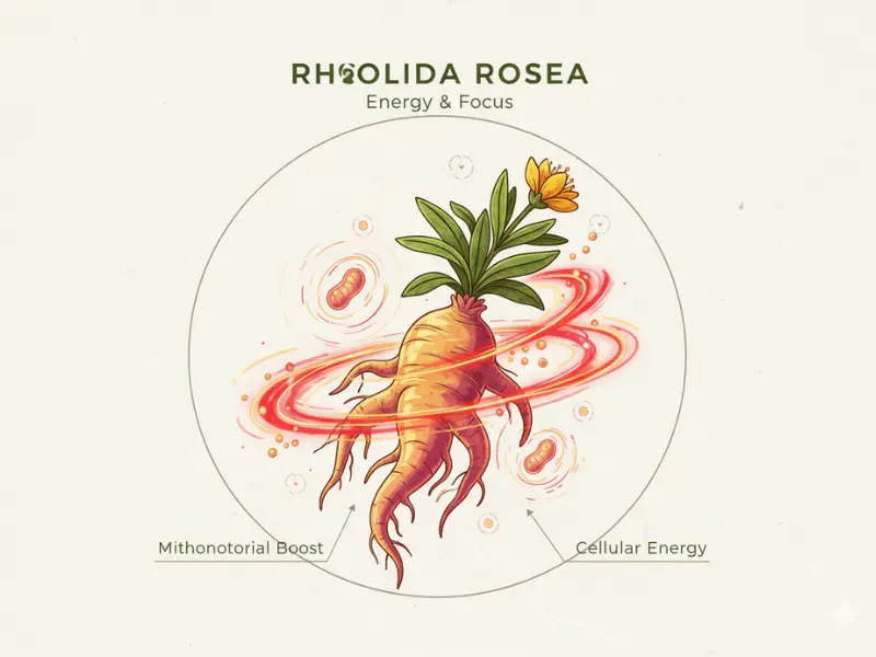 Rhodiola Rosea – For Anxious Energy