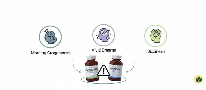 Possible side effects of taking ashwagandha and melatonin together