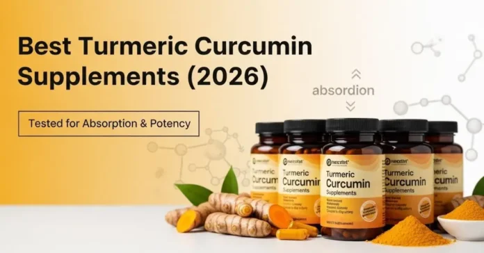 Best turmeric curcumin supplements tested for absorption and potency in 2026