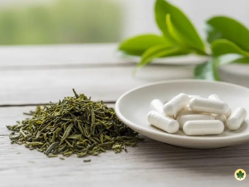 L-theanine supplement for calming the mind and reducing bedtime anxiety