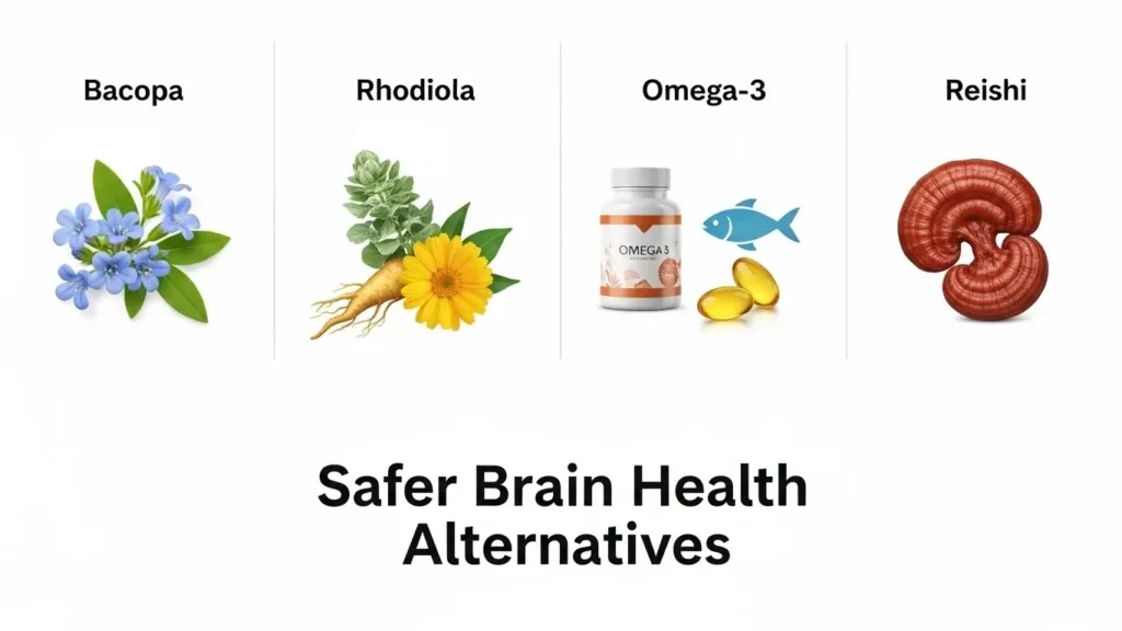 Alternatives to lions mane for brain health and focus