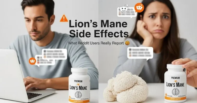 Lions mane side effects reported by Reddit users including anxiety digestion and skin reactions