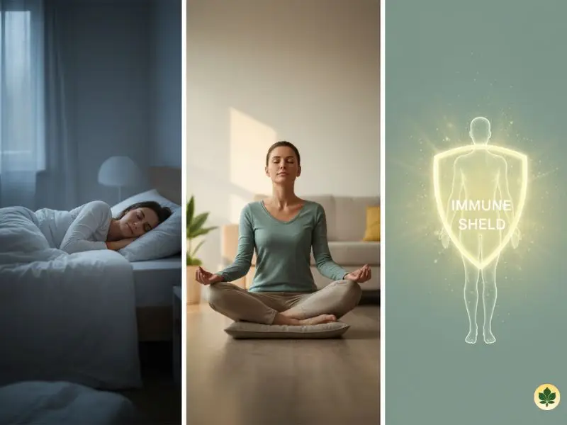 Reishi mushroom supplement benefits for sleep quality, stress relief, and immune health