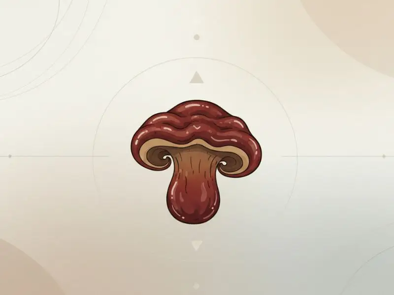 Reishi mushroom timing overview for morning or night use.