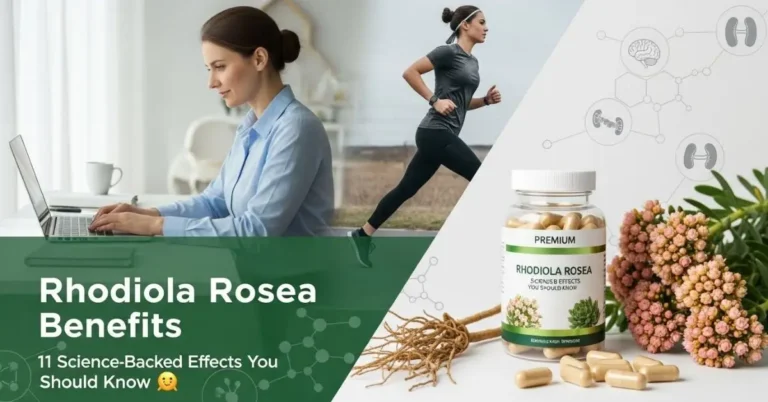 Rhodiola rosea benefits for stress relief, energy, focus, and performance