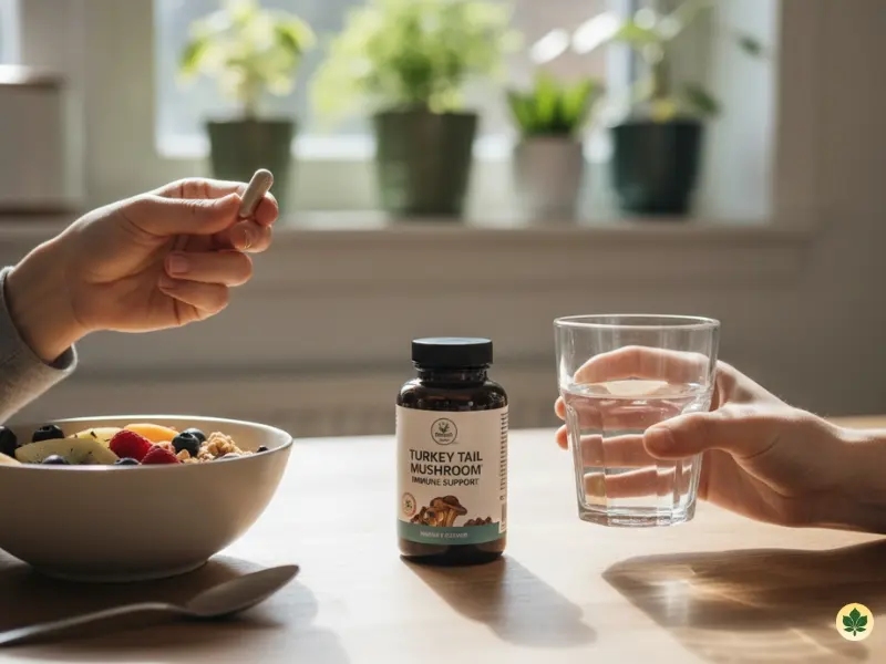 How to take turkey tail supplements for immune system support