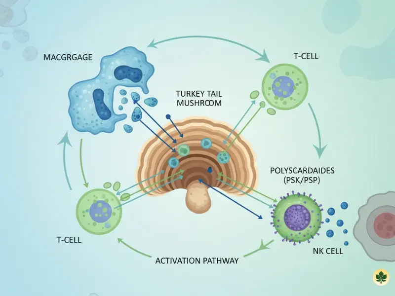How Turkey Tail for Immunity supports and strengthens the immune system