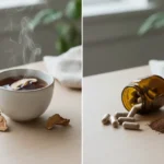 Medicinal mushroom tea versus extract capsules comparison