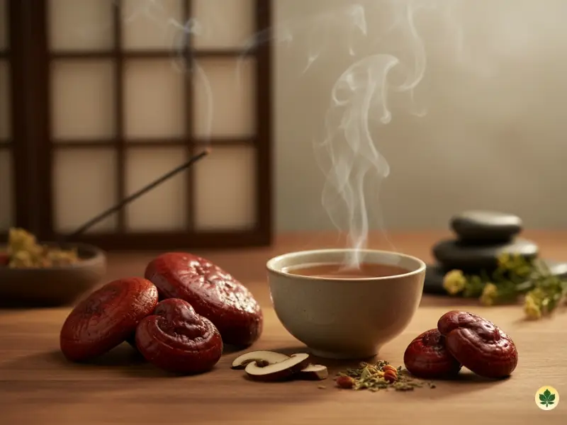 Reishi mushroom used for stress relief and sleep support