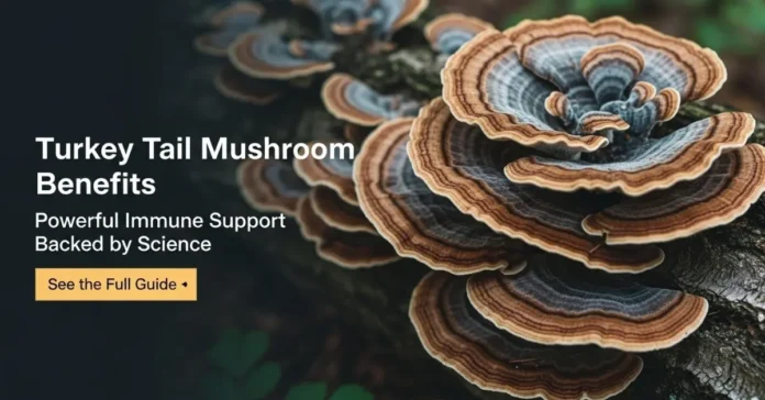 Turkey tail mushroom benefits for immune system support backed by science