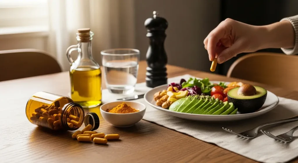 Best time to take curcumin with food for better absorption