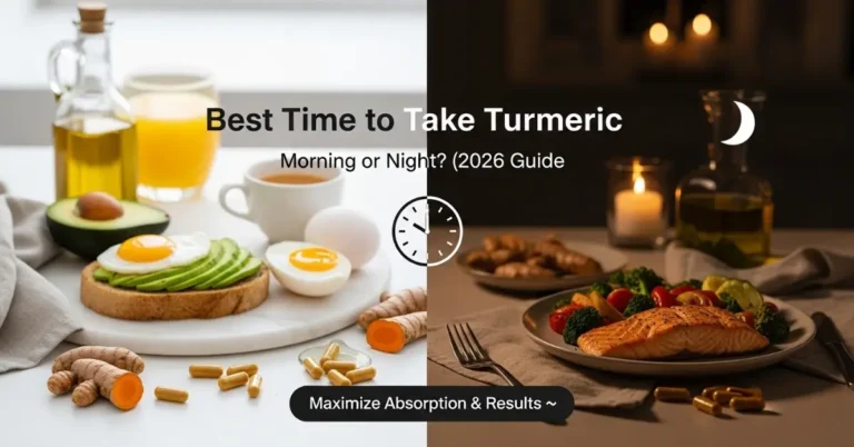 Best time to take turmeric supplements in the morning or at night for maximum absorption