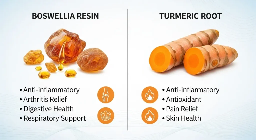 boswellia vs turmeric anti inflammatory comparison