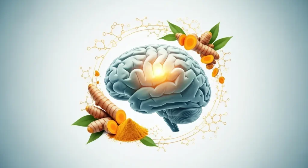 Curcumin support for brain health and cognitive function