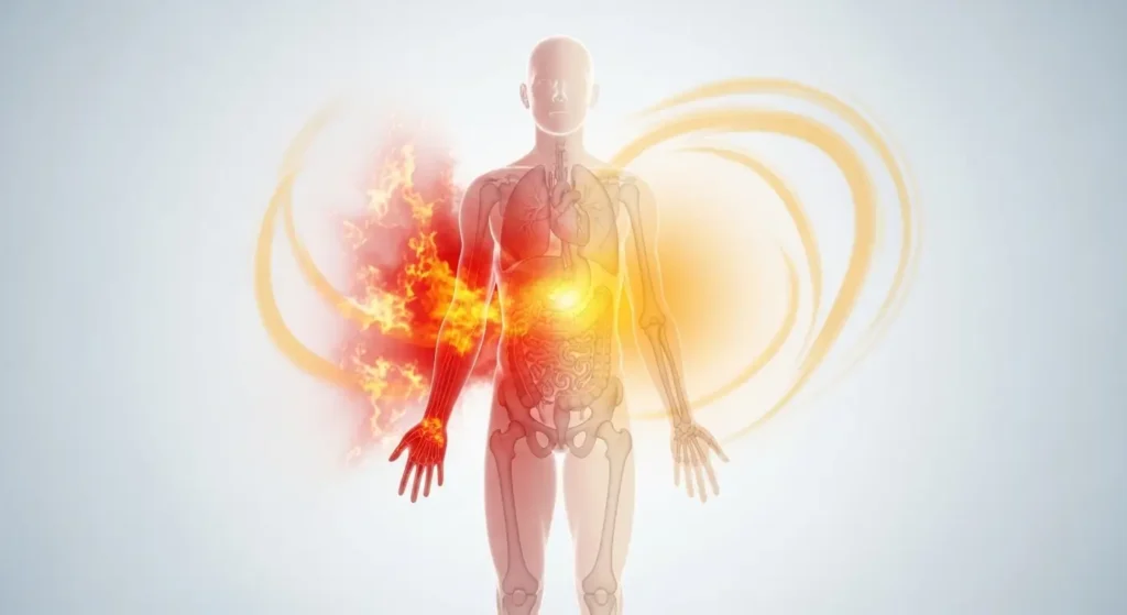 Curcumin helping reduce chronic inflammation in the body
