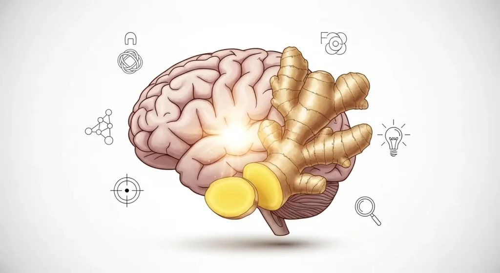 ginger root benefits for brain health memory and cognitive function