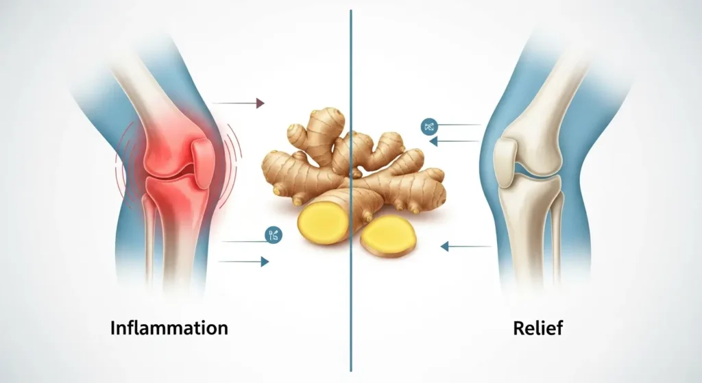 ginger root health benefits for arthritis and joint pain inflammation