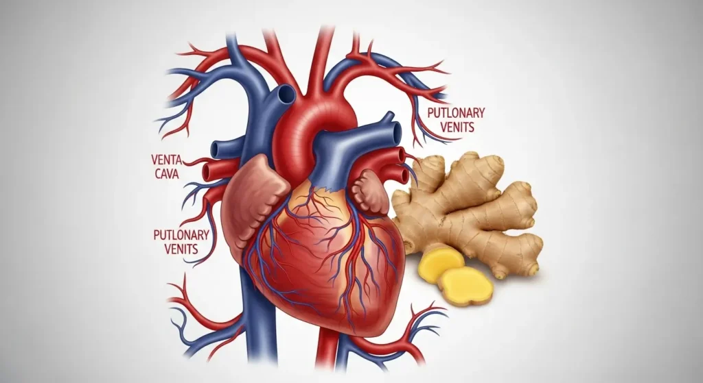 ginger health benefits for heart health circulation and cholesterol