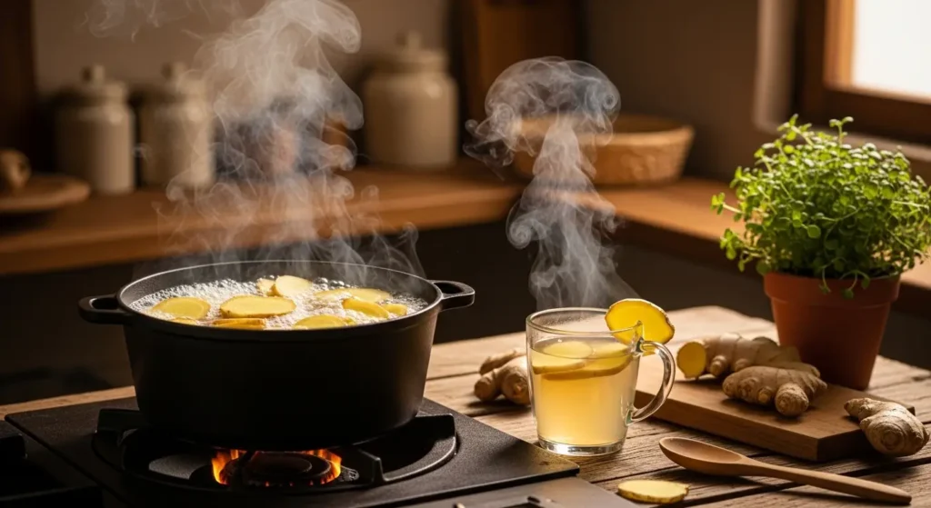 how to take ginger root tea for health benefits