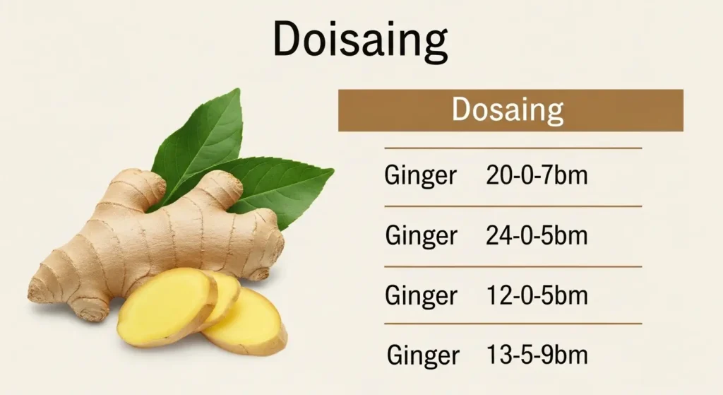 turmeric ginger dosage guide daily intake
