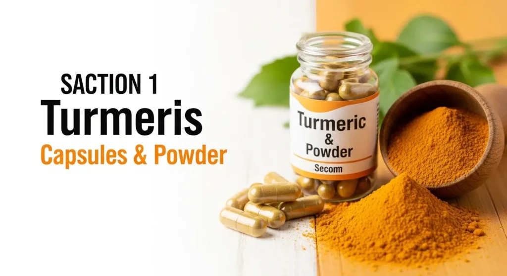 turmeric vs ginger supplements capsules powder fresh root