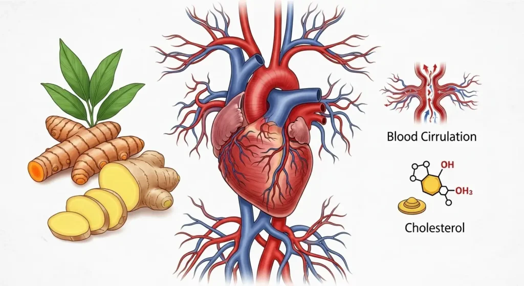 turmeric and ginger heart health benefits comparison