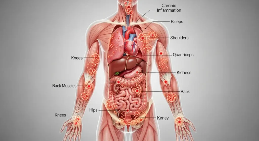 chronic inflammation in the body diagram