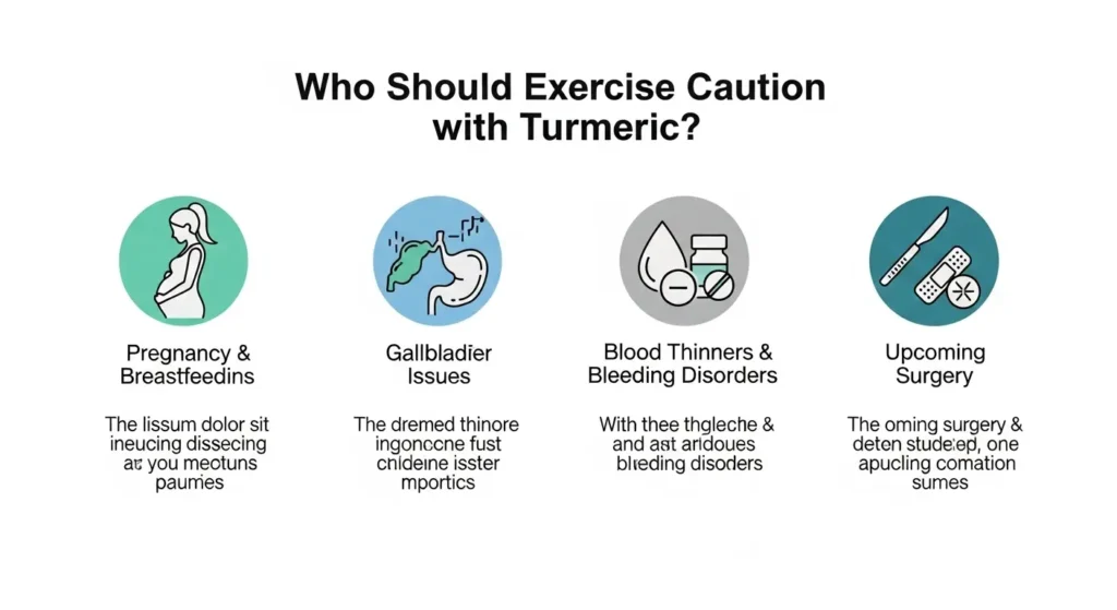 People who should avoid turmeric supplements