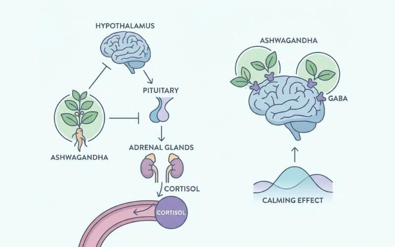 how ashwagandha works cortisol and stress response