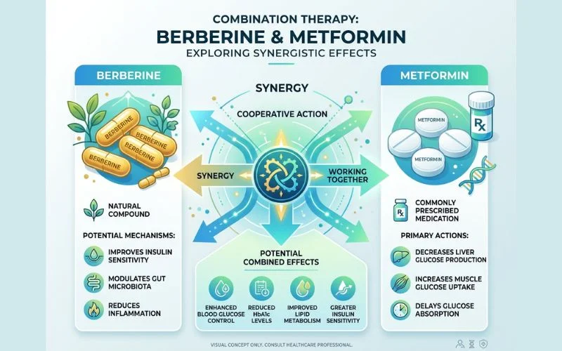 can you take berberine with metformin combination therapy