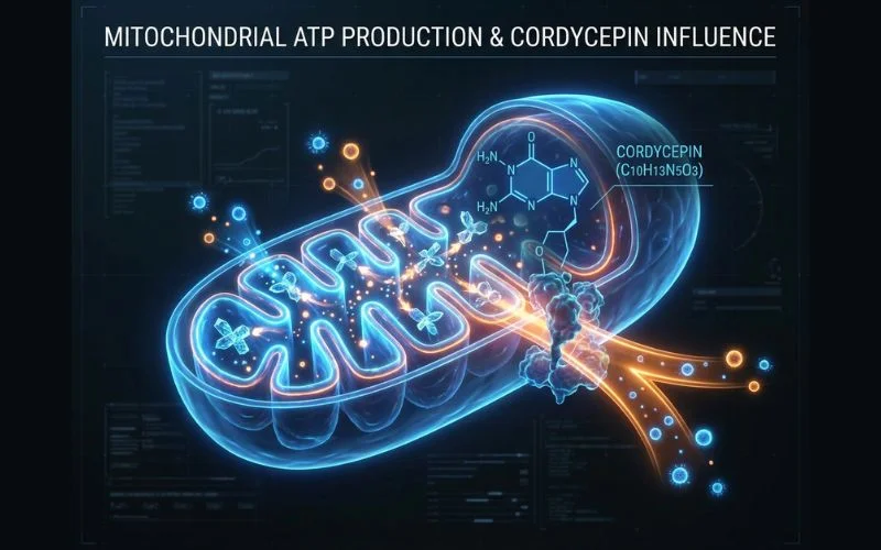 how cordyceps increases ATP energy production in cells