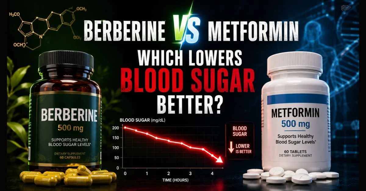is berberine better than metformin blood sugar comparison